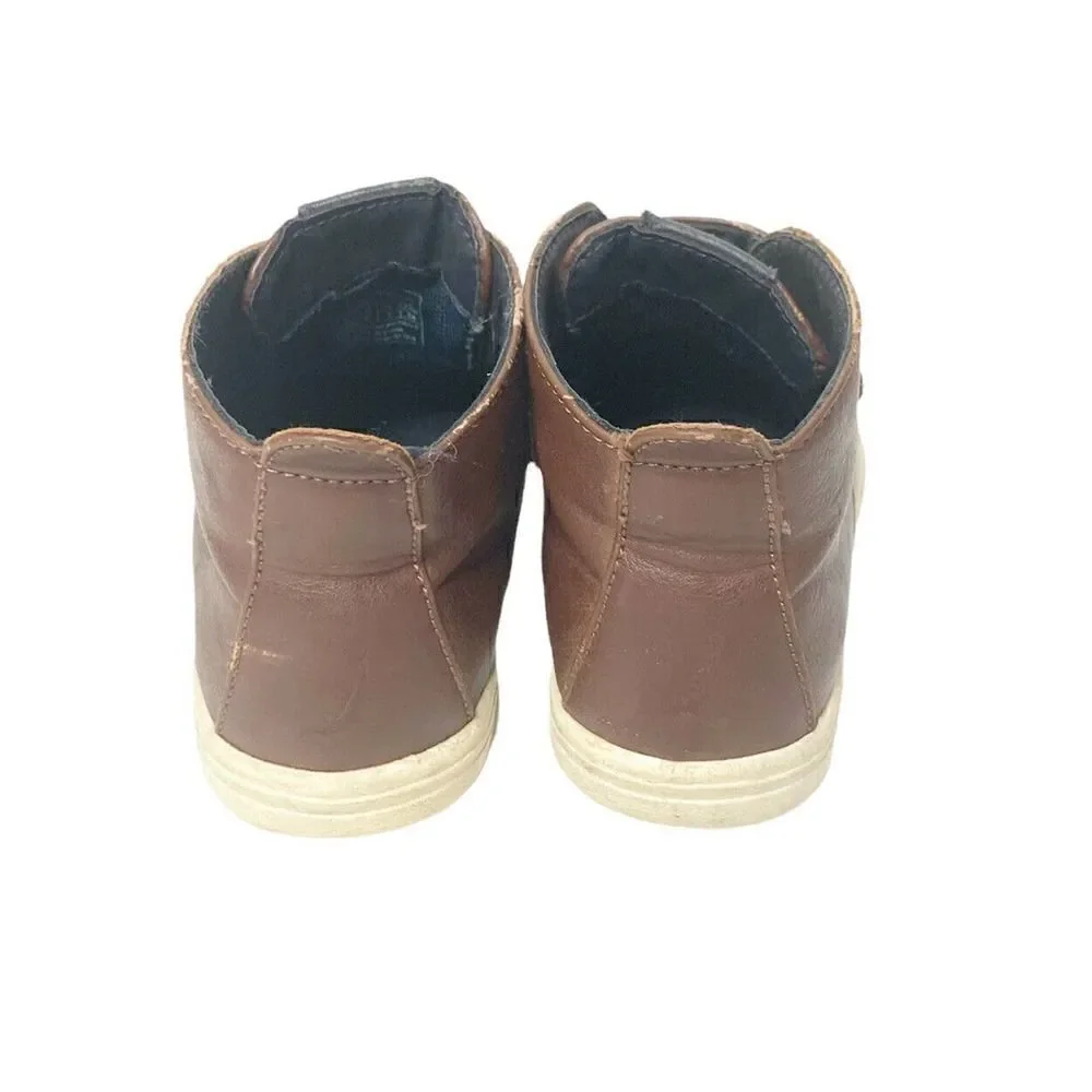 Boy’s Nautica Shoes Size 8/24 Brown Good Condition
